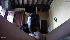 Hogtied Latina in Stockings Gets Rough Throat Fucking!