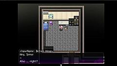 Succubus giving footjob in hentai game 😈