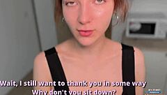 i couldn’t believe it, helped stepsister with laptop and got rough pov action