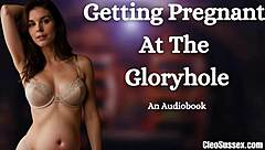 a new girl tries gloryhole gangbang to get pregnant