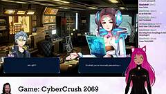 lewdneko, what are you doing with big tits in cybercrush 2069?