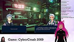 lewdneko, what are you doing with big tits in cybercrush 2069?