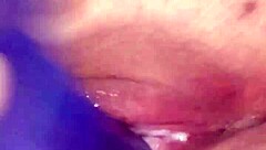 solo masturbation session with homemade raw energy