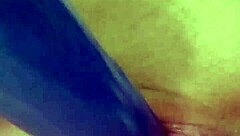 solo masturbation session with homemade raw energy