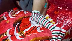 Christmas Day Indian Masturbation In Latin Lingerie, Defying All Rules