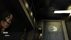 Hot Babe Dances Before Fucking in Game.