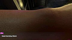 Hot Babe Dances Before Fucking in Game.