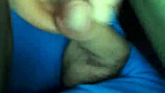 Public masturbation with a wild cum shot caught on camera!