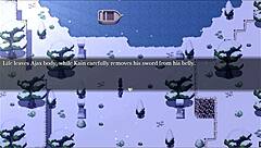 Boldly enter the cathedral to ravage half-naked blonde goddesses