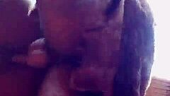 epic style romantic sex with mature woman bent over in doggystyle outdoor black fuck