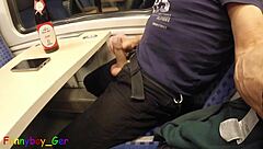 Can you believe I tried my third cumshot on a moving train?