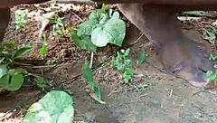 epic style romantic sex with mature woman bent over in doggystyle outdoor black fuck