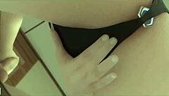 Tracer from Overwatch gives a blowjob and fucks the guy hard in 3D anime style