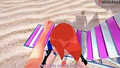 Yae Miko's Bikini Beach Sex POV!