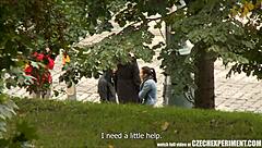 wanna see this slutty teen girl suck a stranger’s cock right on the street?