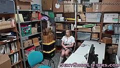 Uniformed teen caught in hardcore facial reality