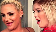 Threesome lesbian crew dominates with hardcore anal banging and deepthroat action.