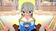 Lucy Heartfilia Sucking Deep in Fairy Tail Full Fantasy on SheerFantasyKing3