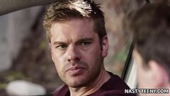 damn, slutty teen Lily Jordan just banged her boyfriend's pal!