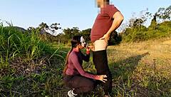 I just love giving my anus in the woods, cumming fast. He fills my ass with hot load too!