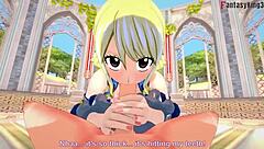 Lucy Heartfilia Sucking Deep in Fairy Tail Full Fantasy on SheerFantasyKing3