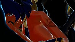 candace takes double penetration in hentai