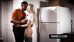 dude, check this tranny babe getting slammed hard in doggystyle with epic blows!