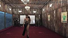 Fallout 4 fans explore fashion number 203 with special wardrobe 9 in part 1! This cute brunette 3D anime style shines.