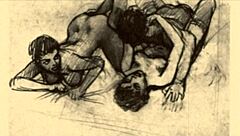 i-i love these vintage erotic drawings, they're so hot