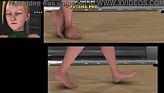 After steamy sex, passion ignites in hot 3D futa anal girls