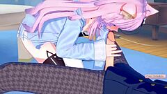 i love watching nyanners in this hentai sex scene