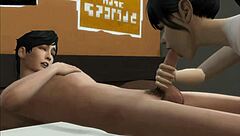 Madrastra Alone with Stepson Ends with Intense Creampie in Tight Hole