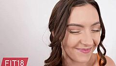 fit18 - serena hill - pov casting of cute teen with pigtails, wanna watch?