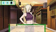 ninja slut ready to serve with big tits handjob