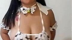 Beautiful Latina Talks Dirty In Costume 😍