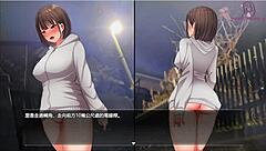 night walk 5, exposing in front of pole, so exciting