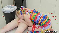 Yo, this wacky sweetie got extreme anal in an asylum setting!