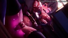 Konosuba Aqua Gets Wild in Steamy Hentai Action!