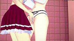 i can't get enough of koneko and xenovia in lesbian hentai action from hs dxd ntr madness 2!