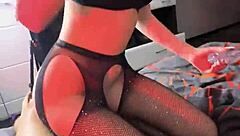 this hot sex in stockings involves sucking dick and fingering cock