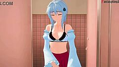 i can't get enough of koneko and xenovia in lesbian hentai action from hs dxd ntr madness 2!