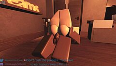 Bakery worker earns a rough doggystyle creampie for 1k special tip