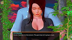 Redhead rides big cock in cowgirl position with big tits bouncing