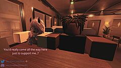 Bakery worker earns a rough doggystyle creampie for 1k special tip