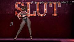 Alexxa Flux Dancing Again with Big Tits in Cartoon Anime Hentai Solo Performance Still Learning