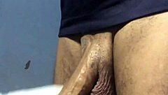 Ebony Stepdaughter Milks White Stepdad Cock Hard