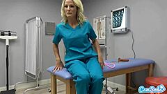 Nurse420 MASTURBATES AT WORK during lunch break with wild dildo play. So risky!