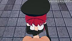 3D Cartoon Hentai Slams Hard in Wild Anime Scene