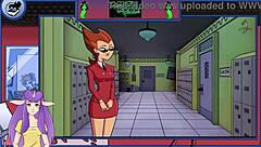 Danny Phantom Amity Park Redux: Redhead College Teacher in Monster Action