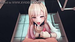 kitagawa in the toilet scene from anime